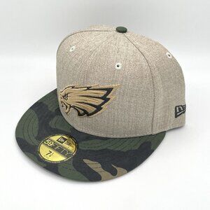 NFL Philadelphia Eagles New Era 59Fifty Camo Fitted Hat 7 1/4 Limited Edition